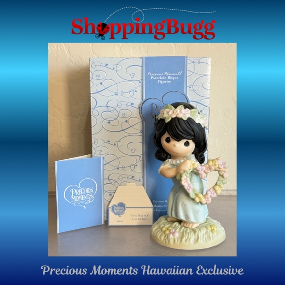 Precious Moments Gotta Hula-t Of Love For You 108608 ~ Mint Condition! (SB1479) - Picture 1 of 14
